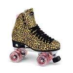 Moxi Skates - Ivy Jungle - Fashionable Womens Roller Skates | Leopard | Size 10