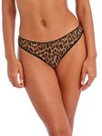 Freya Women's Wildside Brazilian Bikini Style Underwear, Leopard, Medium