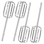 HASANBAR 4 Pack Hand Mixer Beaters, Compatible with Hamilton Beach Hand Mixer 62692 62695V 64699 62682RZ, Beater Replacement Fit Beach Blender Parts, Hand Mixer Blades Attatchment