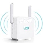 WiFi Extender WiFi Booster Range Extender for Home & Office, WiFi Extender Signal Booster with Repeater/Router/AP Mode, 2 Antennas & 1 Ethernet Port, RD611