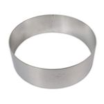 Prime Bakers and Moulders Round Cake Cut Outs Pizza Base Cutter Steel Cutting Ring (8 Inch)