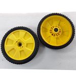 72-115 Lawn Mower Wheels for John Deere 12SB 14SB 14SE 14PB JE75 JX75 AM115138 M111151 8" Wheels (Pack of 2)