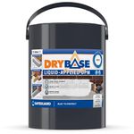 Drybase Liquid Damp Proof Membrane (5 Litre, White) - Damp Proofing Paint for Internal Walls and Floors. Waterproof Paint