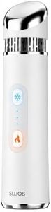 SLLIOS Depuffing Wand for Eyes & Face,2-In-1 Heat & Cold Facial Rollers