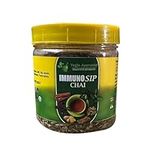 Yogis Ayurveda Immuno Sip Chai Tea With Tulsi, Arjun Chaal, Ginger And 4 Other Herbs And Spices. Loose Tea 100g. Eases Flu & Cold Symptoms, Keeps Heart & Immune System Healthy, Reduces Tiredness.