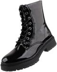 Dockers by Gerli Women's Combat Boots, Women's Ankle Boots, black, 8 AU