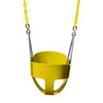 Gorilla Playsets 04-0008-Y/Y Full Bucket Toddler Swing - Yellow