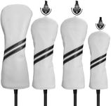 Golf Club Head Covers - 4Pcs Golf A