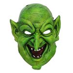 Halloween Witch Mask Scary Green Goblin Full Face Mask Old Hag Costume Carnival Party Cosplay Horror Props