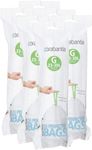 Brabantia PerfectFit G 30 Liter Bin Liners ~ 20 Ct Bags (Pack of 6)