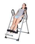 Kemket® Gravity Heavy Duty Inversion Table with Adjustable Headrest & Protective Belt Back Stretcher Machine for Pain Relief Therapy