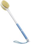 Shower Brush with Soft and Stiff Br