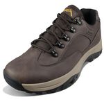 CC-Los Hiking Shoes for Men Lightweight Comfortable Walking Sneakers Brown 8-8.5