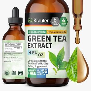 BIO KRAUTER Green Tea Extract Liquid Drops - Green Tea Supplements - Antioxidant Source - Alcohol and Sugar Free - 4 Fl.Oz.