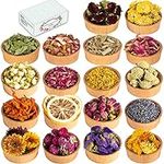 Dried Flowers, 18 Pack Natural Drie