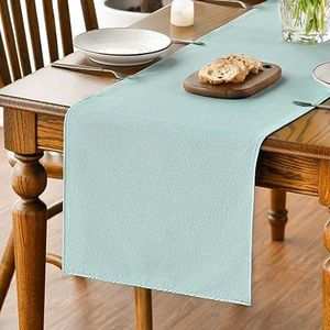 Artoid Mode Blu Runner Da Tavolo, Lavabile Cucina Tavolo Da Pranzo Decorazione per Interno Vacanze Festa Decorazione 40 x 240 cm