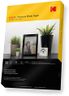 Kodak Glossy Photo Paper A4 Size 240gsm | Premium High Gloss Photo Paper for Inkjet Printers (A4 - 50 Sheets)