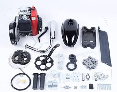 SEANESZTI 4 Stroke Bicycle Bike Engine Kit 49CC Gas Petrol, Bicycle Engine Kit Bike Motor Kit Motorized Bike Engine Scooter Belt Gear for 26 Inche Adult Bikes Mountain Bikes Road Bikes (US Stock)