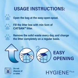 Catsan Hygiene Plus Cat Litter 20L – Odour Control, Low Dust