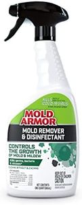 Mold Armor Mold Remover & Disinfectant Cleaner, 32 oz. Spray Bottle, Inhibits Growth of Mold, Kills 99.9% of Household Bacteria and Viruses, Easy-To-Use Mildew and Mold Control Solution