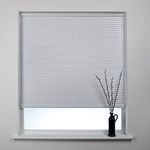 Swish Rise Cordless 25mm Aluminium Venetian Blind, Polar White, W105 x D120 Cm