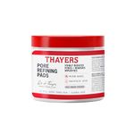 Thayers Salicylic Acid Face Toner Pads, With With Hazel, Hyaluronic Acid, No Alcohol, Glass Skin, Reduce Pores, Improve Dullness, 8 Hour Hydration, For Combination Skin, Vegan, Cruelty Free, 60 Pads