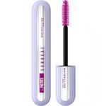 Maybelline Extension Mascara, Salon-Like Extension, Provides +36% More Length & X10 Volume, Hybrid-Fiber Technology & Extended Helix Brush, The Falsies Surreal, Black