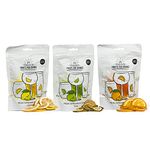 Fruits for Drinks Citrus Bundle - 3 Bags - (20 Servings per Bag) - Freeze Dried Cocktail Garnish - Orange, Lemon and Lime