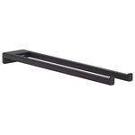 Hansgrohe -Towel Holder Twin-Handle 3-inch Holder in Matte Black, 41770670