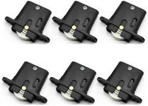 6PCS Furniture Pulley Sliding Security Screen Sliding Door Rollers Wheels Replacement Cabinet Pulley Accessories Hardware Supplies(Black)