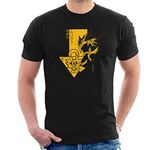 Yu Gi Oh Pharaoh Atem Profile Men's T-Shirt Black