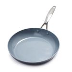 GreenPan Valencia Pro Hard Anodised Healthy Ceramic Non-Stick 26 cm Frying Pan Skillet, PFAS-Free, Induction, Oven Safe, Grey