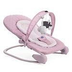 Chicco Hoopla Baby Bouncer 2-in-1, Blossom | Birth - 9kg, Soft & Padded, Foldable & Compact, Converts into Seat for use to 18kg