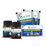 Dr. Vaidya's Post-Viral Recovery Pack (1 Kadha Sip + 1 Ashwagandha+1 Liver Care) Combo of 3