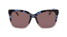 DKNY DK534S Sunglasses, 270 Crystal Mink Blue bk, One Size