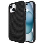 Pelican Protector Series - iPhone 15 Case 6.1" [Compatible with MagSafe] Magnetic Phone Case w/Anti-Scratch Technology [16FT MIL-Grade Drop Protection] Rugged, Heavy Duty Cover for iPhone 15 - Carbon