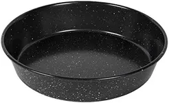 COOK WITH COLOR Bakeware Non Stick Cake Pan, Speckled 9” Round Baking Pan, Cake Baking Pan (Black)