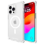 Case-Mate BLOX iPhone 15 Pro Max Case - Clear [12ft Drop Protection] [Compatible with MagSafe] [Anti Yellowing] Magnetic Bumper Cover with Square Edges for iPhone 15 Pro Max 6.7", Anti-Scratch