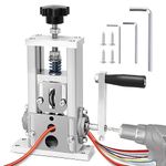 Manual Wire Stripper Machine, Drill Powered Wire Stripping Machine, Copper Wire Peeler Machine Hand Crank, Scrap Cable Stripper for 1mm-20mm Copper Wire Recycling, Wire Stripper Tool, Aluminum Alloy