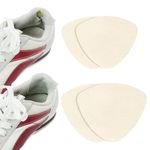 Azobur Shoe Heel Repair, Self-Adhesive Inside Shoe Patches for Holes, Sneakers, Leather Shoes, High Heels Shoe Hole Repair Patch Kit, Light Khaki, 2 Pair