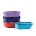 Tupperware Plastic My Lunch Inner Container 4Pc (Multicolour), 120Ml