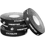 Meister StickElite Professional Porous Athletic Tape for Fingers & Toes - 15yd x 1/2" - Black - 4 Rolls