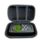 LATNEX MG-300 Gauss and ELF Magnetic Field Meter with Protection Boot + Black EVA Carrying Case