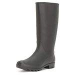 Polar Boot Womens Original Tall Muck Winter Snow Waterproof Rain Wellingtons Boots - Black - UK3/EU36 - BL0276