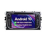 Android 10 Car Multimedia System DVD Player for FORD Focus S-MAX Mondeo C-MAX Galaxy with CarPlay and Android Auto WIFI 4G Bluetooth Radio