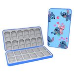 PERFECTSIGHT for Nintendo Switch Game Card Case with 24 Game Holder Slots and 24 SD Micro Card Slots for Switch/Lite/OLED, Kawaii Games Cartridge Cases for Kids Boys Girls Cute Storage Box, Heart