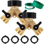 Biswing 2 Pack Garden Hose Splitter
