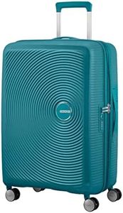 American Tourister Soundbox - Spinner M Erweiterbar Koffer, 67 cm, 71.5/81 L, Grün (Jade Green)