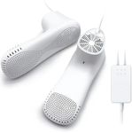 Shoe Dryer and Deodorizer with Timer - Shoes Boots Socks Gloves Dryer Warmer, Adult-Foot-Shaped | No Noise | Strong Wire | US Plug (PM20)