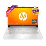 HP 15s AMD Ryzen 5 5500u (8GB DDR4 RAM/ 512 GB NVMe M.2 SSD/Windows 11 / MS Office'2021 / FHD 15.6" (39.6 cm) + Backlit Keyboard/Silver / 1.69 kg/Dual Speakers) eq2304AU / Laptop